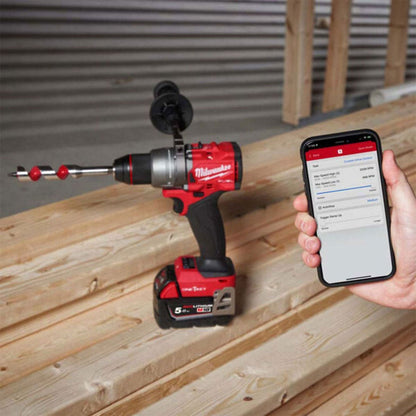 Milwaukee M18ONEPP2A3-502X 18V Fuel Brushless Combi Drill & Impact Driver with 2 x 5.0Ah Battery Charger & Case - 4933493245