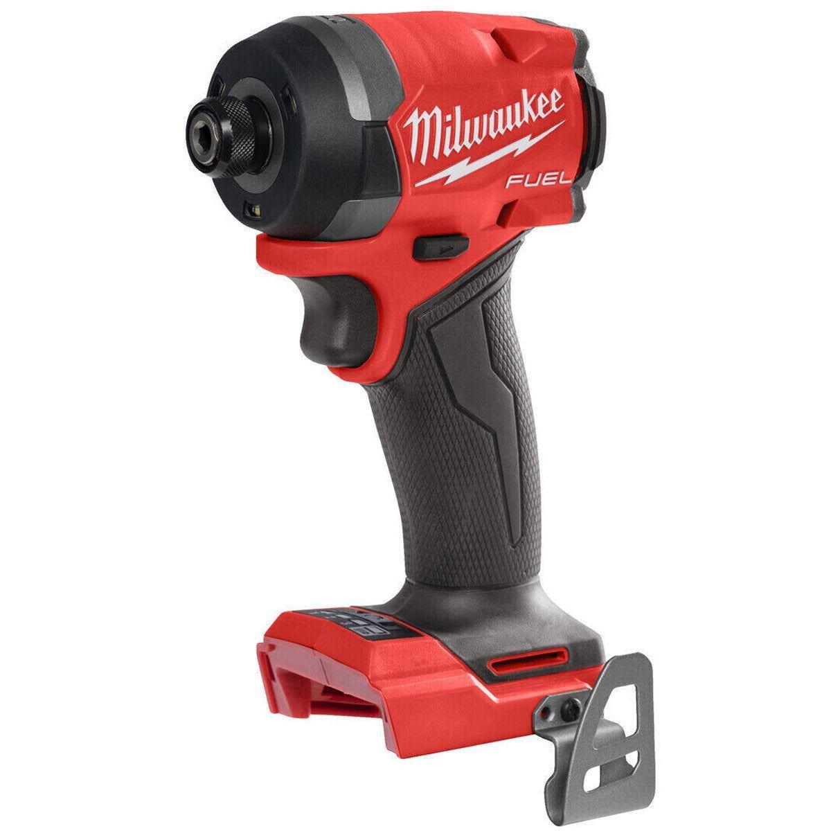 Milwaukee M18FPP2A3-503B 18V Fuel Brushless Combi Drill + Impact Driver with 3 x 5.0Ah Battery Charger & Bag 4933501775