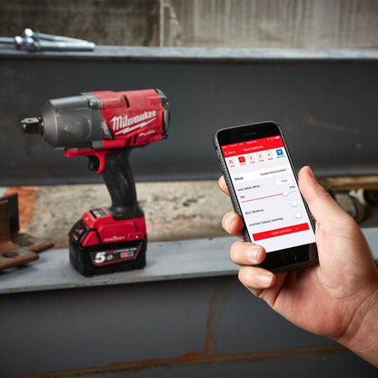 Milwaukee M18ONEPP2Q-512B 18V Fuel 3/4" Impact Wrench & Grease Gun with 2 x 12.0Ah Battery Charger & Bag
