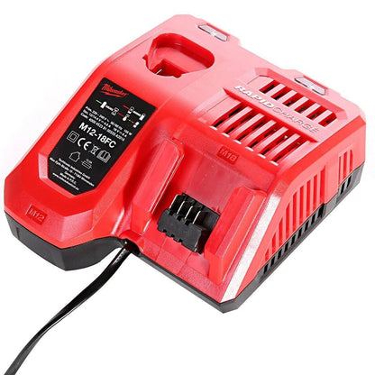 Milwaukee M18FPP2A3-503B 18V Fuel Brushless Combi Drill + Impact Driver with 3 x 5.0Ah Battery Charger & Bag 4933501775