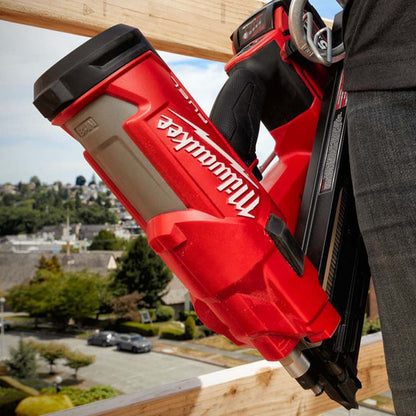 Milwaukee M18FPP2BE-522B 18V Fuel Twin Nail Gun Nailer with 1 x 5.0Ah, 1 x 2.0Ah Battery Charger & Bag 4933492429